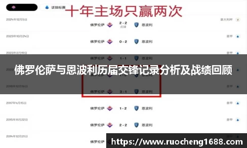 佛罗伦萨与恩波利历届交锋记录分析及战绩回顾